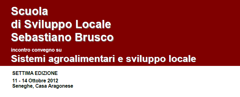 Scuola di Sviluppo Locale Sebastiano Brusco