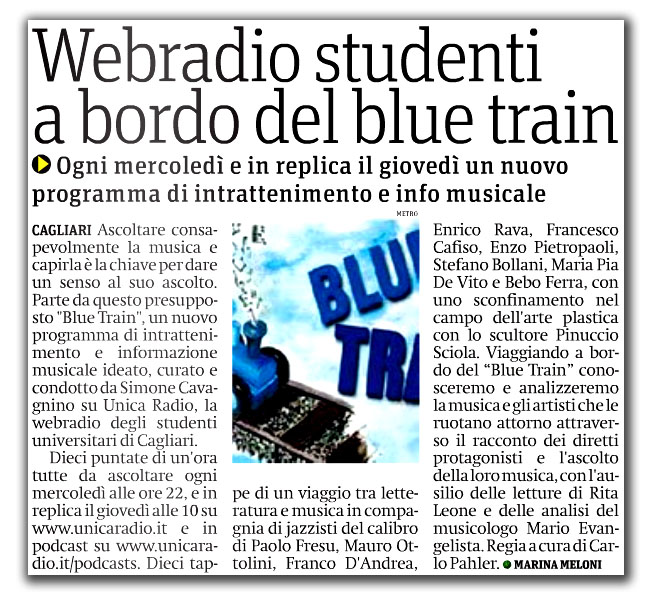 Metronews Cagliari (pag. 13) di lunedì 7 maggio 2012