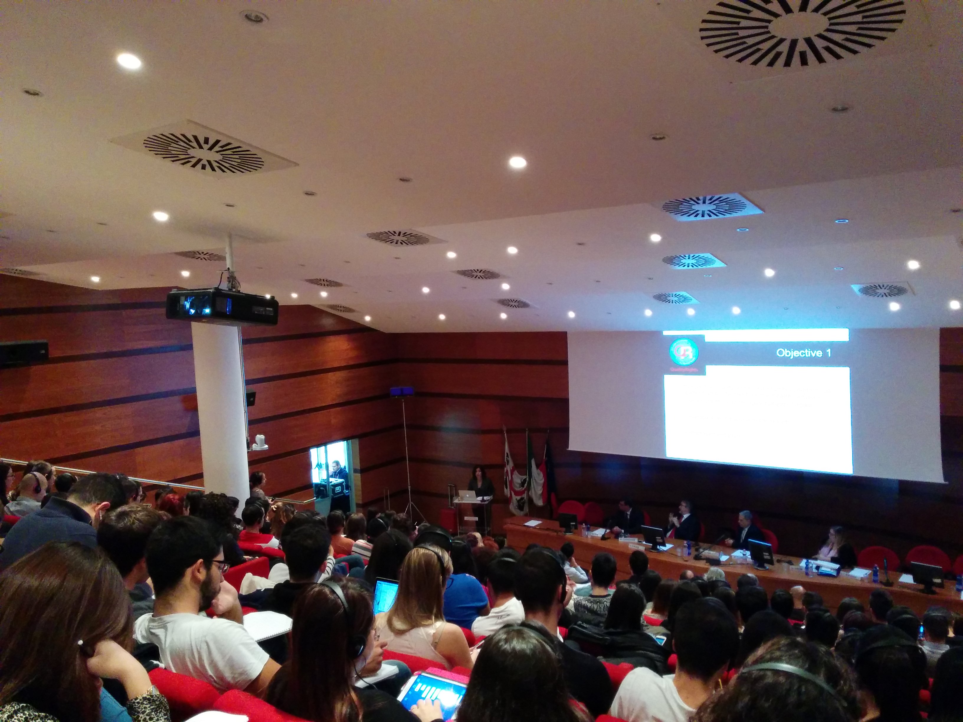 Cittadella Universitaria di Monserrato, 20 novembre 2015 - Congresso nell’Aula Rossa della Facoltà di Medicina (clicca per ingrandire)