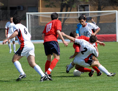 18 aprile 2007 - Cus Cagliari-Cus Parma: 2-0  (foto: Francesco Cogotti)