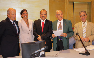18 luglio 2008 - Firma accordo Università-Galsi (foto unicaweb)