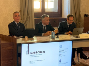 Da sinistra i professori Stefano Montaldo, Fabrizio Pilo e Luciano Colombo