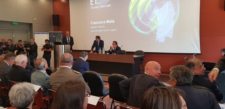 L'intervento del professor Mola per i saluti di apertura del Convegno