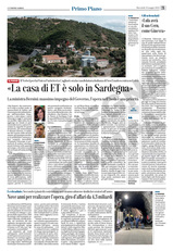 L'ampio servizio di Cristina Cossu a pagina 3 dell'UNIONE SARDA del 10 maggio (foto: Ungari)