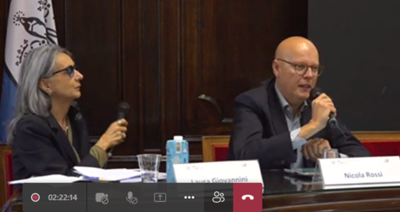 Laura Giovannini e Nicola Rossi