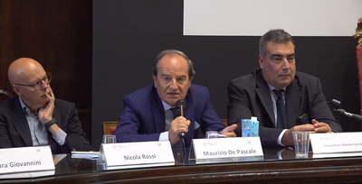 Da sinistra: Nicola Rossi, Maurizio De Pascale e Gioacchino Marino Cerrato