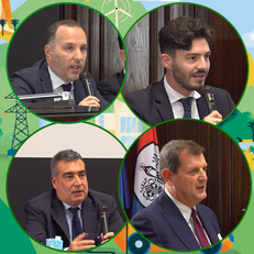 Da sinistra, in alto: Marco Naseddu e Armando Fiumara. In basso: Gioacchino Marino Cerrato e Carlo Papa