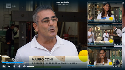 Il professor Mauro Coni a Linea Verde Life: "Manufatti stradali, pavimentazioni, arredi e tanto altro da scarti industriali a chilometri zero"