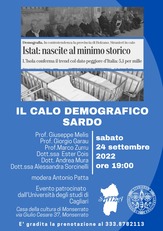 FORTE TREND NEGATIVO. Anche in Sardegna meno nascite e pi&ugrave; decessi