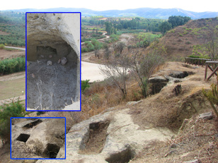 Alcune immagini della necropoli di Monte Luna (Senorbì)