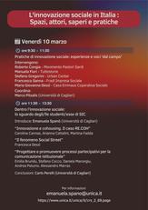 Programma dettagliato 10 marzo 2023