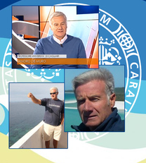 Alcune immagini del professor DeMuro tratte da precedenti notizie di Unica.it