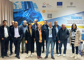 Un'altra immagine degli incontri a Sfax per il Western Living Lab del Progetto Techlog, di cui è capofila l'Università di Cagliari