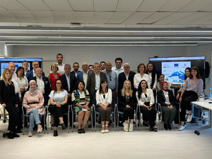 6 giugno 2023 - Foto di gruppo dei partecipanti al meeting TechLog di Barcellona