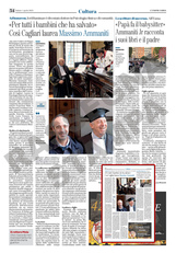 Pagina 54 (Cultura) dell'Unione Sarda di sabato 1 aprile 2023 con gli articoli di Massimiliano Rais e Luca Mirarchi