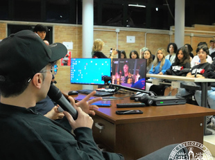 Un momento dell'incontro con Wad a Sa Duchessa