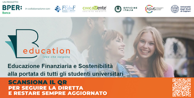 Nella locandina anche il QRcode per seguire la diretta web ed essere aggiornato/a