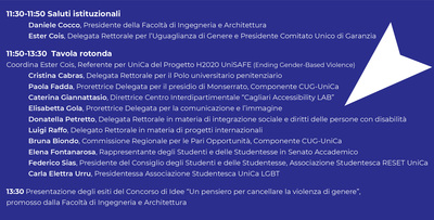 Programma dell'evento (a fondo pagina il link per scaricare la locandina)