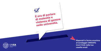 L'indagine è rivolta a tutte le persone di UniCa, a prescindere dal coinvolgimento in episodi di molestie o violenza