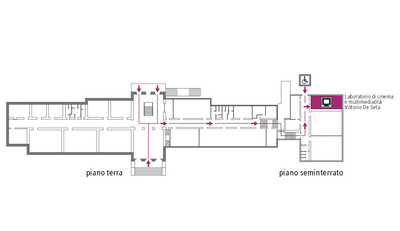 Laboratorio di cinema e multimedialità V. De Seta (pianta)
