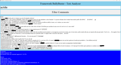 Analisi in tempo reale dei testi in una chat o su un social network a cui è connesso lo smartphone, il tablet o il pc