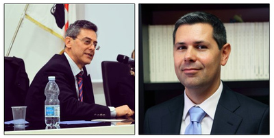 Da sinistra, i professori Giovanni Cocco e Giovanni Manca