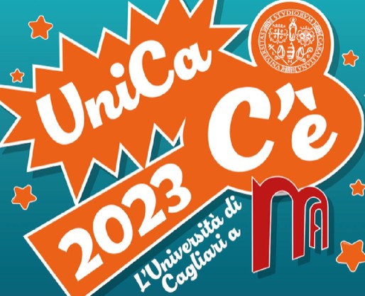 Il logo di UniCa C'è per monumenti aperti 2023