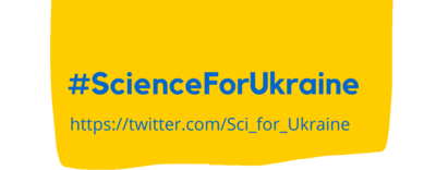 Il banner di "#ScienceForUkraine"