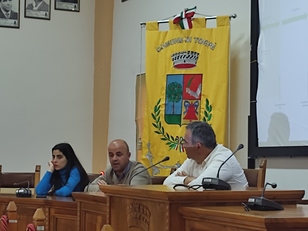 Antonella Canu, Giuseppe Ciccolini e Martino Sanna, i sindaci di Lodè, Bitti e Torpè