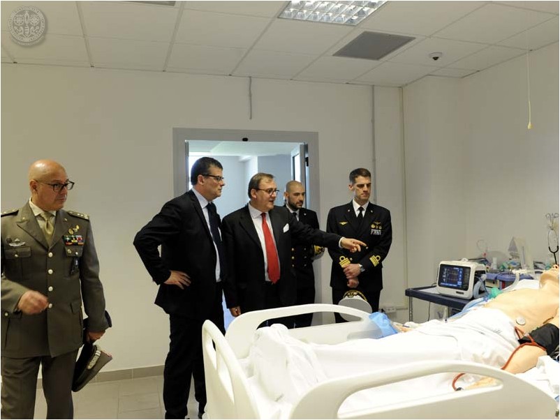 Centro di simulazione medica, all'inaugurazione anche l'assessore regionale alla Sanità Luigi Arru