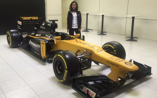 Sara Cabitza, ingegnera aerodinamica del team di Renault