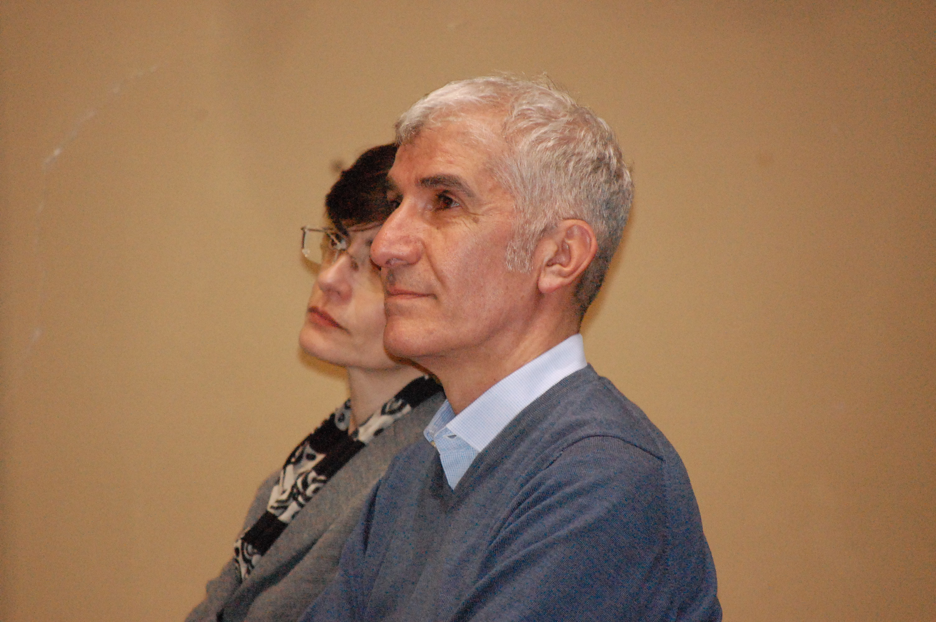 Emanuela Marrocu e Stefano Usai, direttore del CRENOS e Presidente della Facoltà di Scienze economiche, giuridiche e politiche
