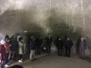 HBK, gli operatori del progetto ITACA con il direttore Bacchetta dentro la cisterna romana