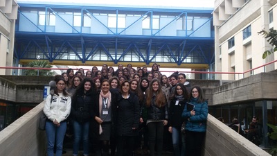Cittadella di Monserrato. Recente foto di gruppo per l'"International day of women and girls in science”, del team guidato da Viviana Fanti