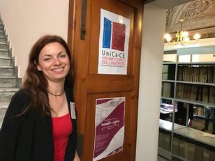 Mariangela Rapetti, ricercatrice, ha coordinato le visite all'Archivio Storico dell'Università di Cagliari