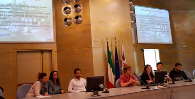 15 maggio 2018Studenti delle università di Cagliari e di Boston presentano i loro atenei