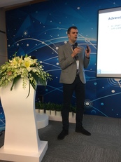 Un'altra immagine della talk tenuta da Battista Biggio