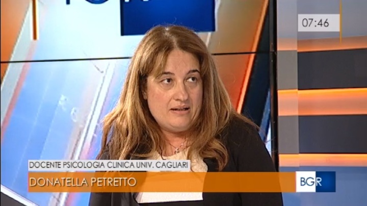 Donatella Petretto intervistata durante Buongiorno Regione Sardegna