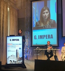 Gloria Impera, nel corso dell'intervento al congresso nazionale della Società italiana di uroginecologia svoltosi a Lucca
