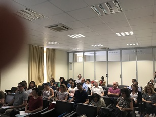 Una fase dei lavori in rettorato. Le valutazioni sono state precedute da una serie di relazioni di alto profilo giuridico