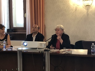 Il Rettore Maria Del Zompo alla conferenza stampa di presentazione dell'offerta formativa