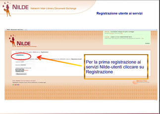 Registrazione ai servizi - Accesso