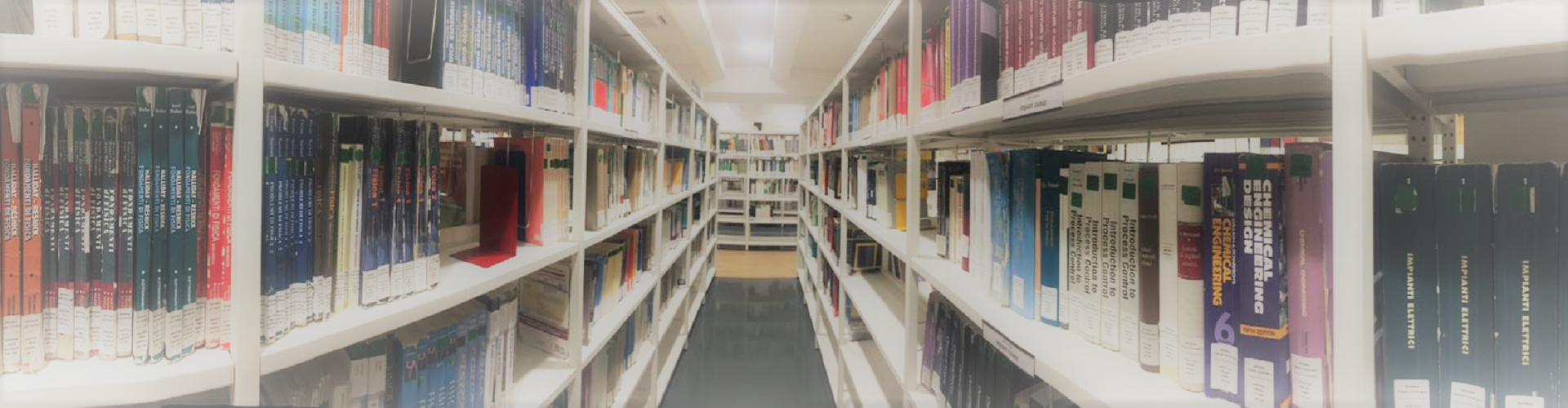 Immagine scaffali biblioteca