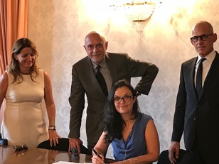 Cagliari. La firma al protocollo d'intesa del pro rettore Maria Chiara di Guardo