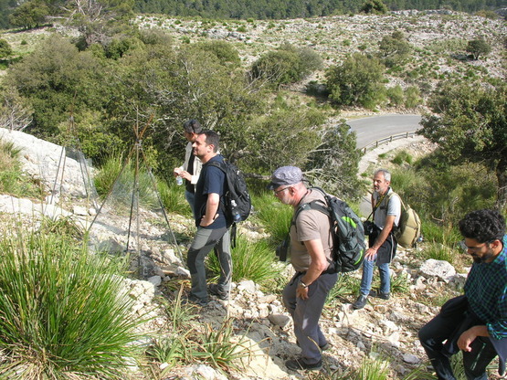 Ricercatori in escursione
