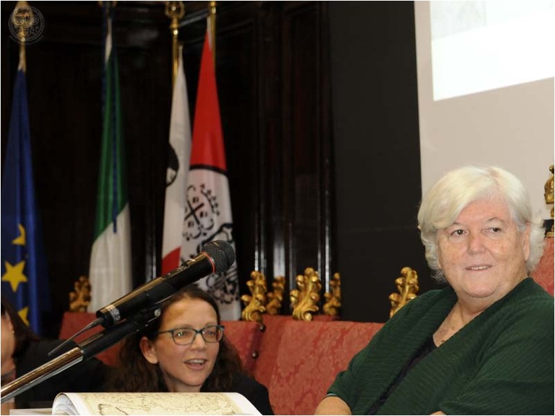 Pamela Ladogana e il Rettore Maria Del Zompo