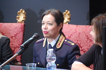 Adriana Cammi, capo del Reparto Mobile della Polizia di Stato