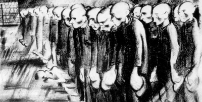 Immagine: "K.Z. Disegni dai campi di concentramento nazifascisti", Edizioni BeccoGiallo