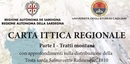 Il frontespizio della Carta Ittica Regionale della Sardegna