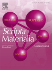 La copertina della rivista scientifica Scripta Materialia